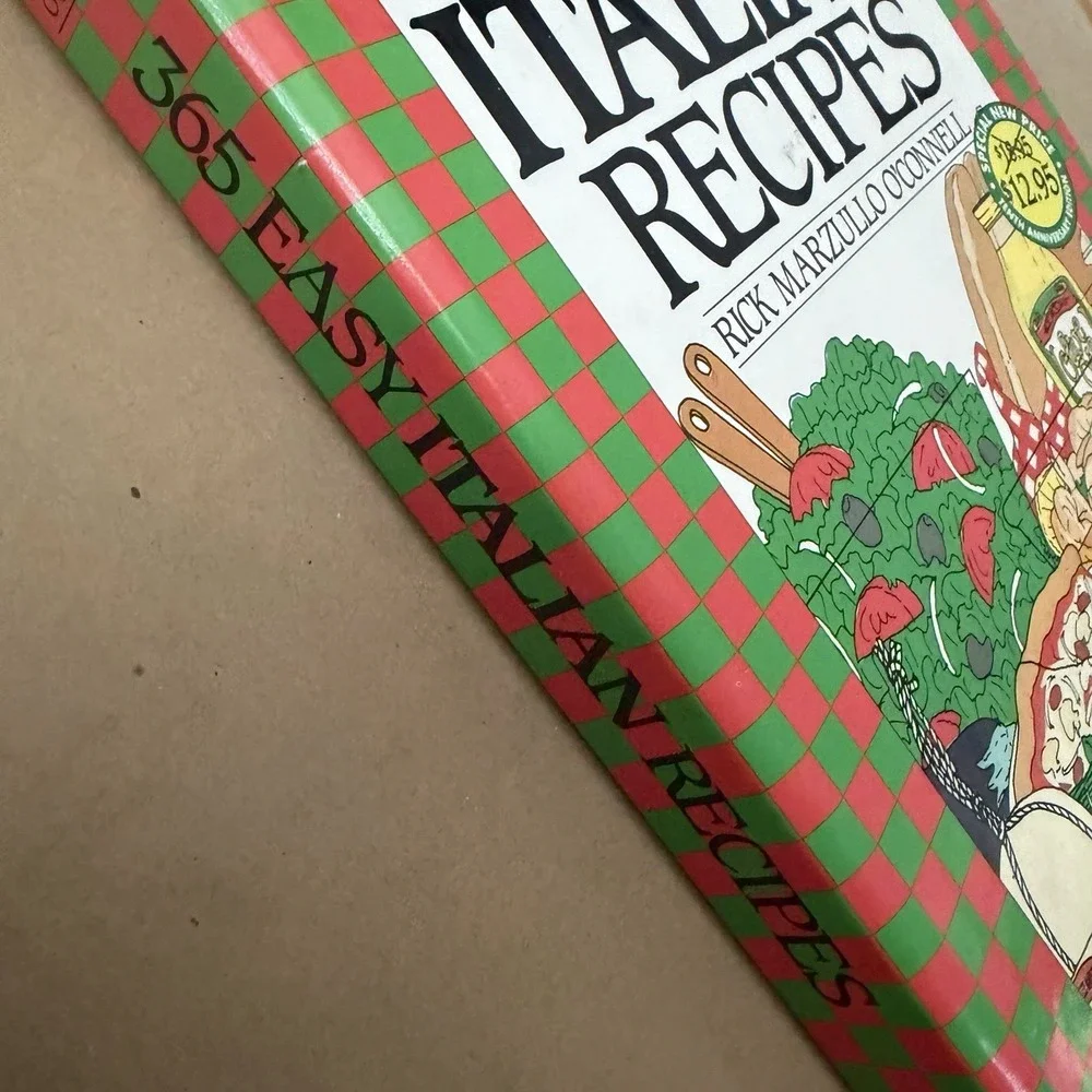 Vintage 365 Easy ITALIAN Recipes By Rick Marzullo O'Connell 1996 EUC Collectable